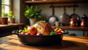 Pintade en cocotte : une recette simple, tendre et riche en saveurs à découvrir