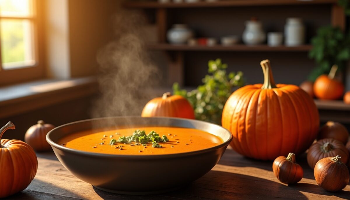 Velouté de potimarron aux châtaignes : une recette simple et gourmande