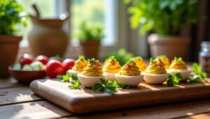 Accompagnements simples et savoureux pour sublimer vos œufs mimosa