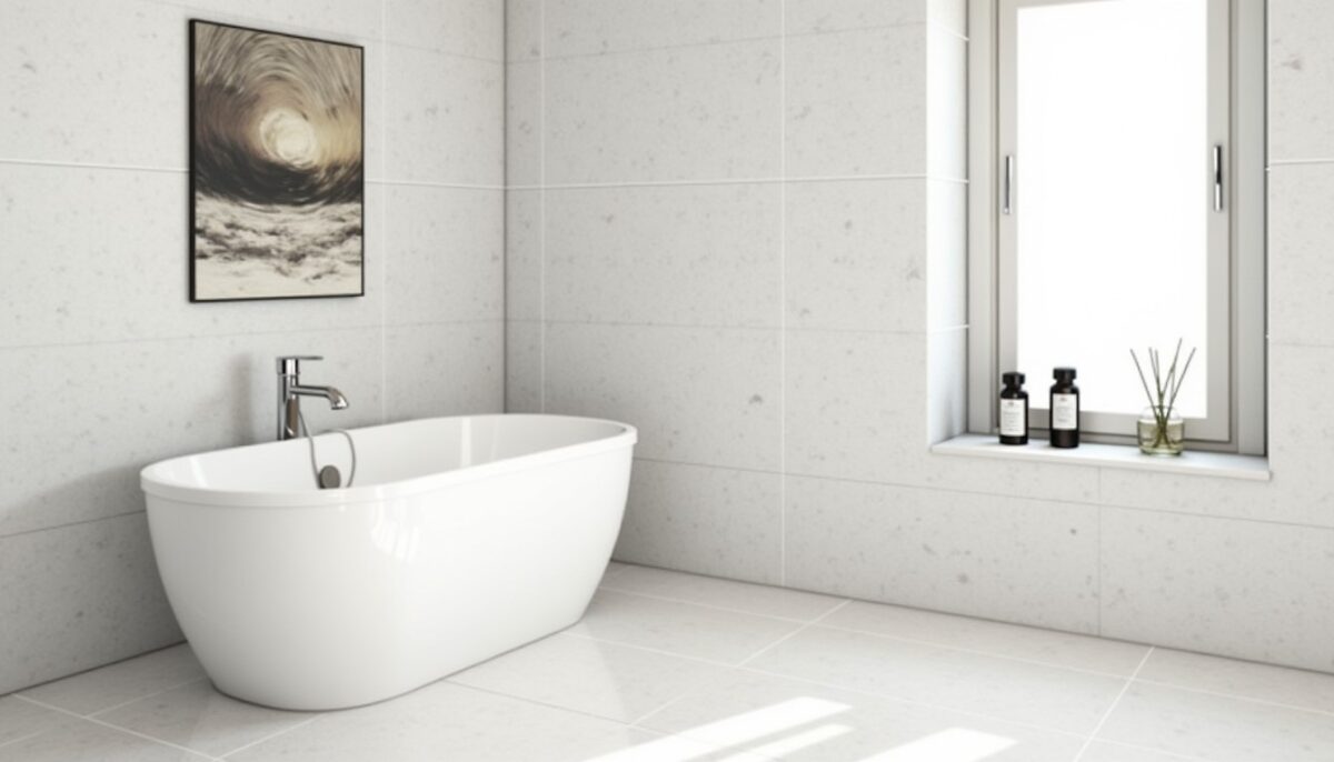 Rénover sa salle de bain sans carrelage : optez pour les panneaux PVC effet marbre